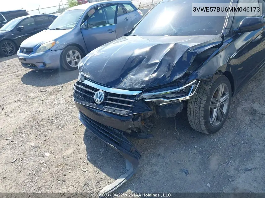 2021 VOLKSWAGEN JETTA VIN 3VWE57BU6MM046173 — фото 6