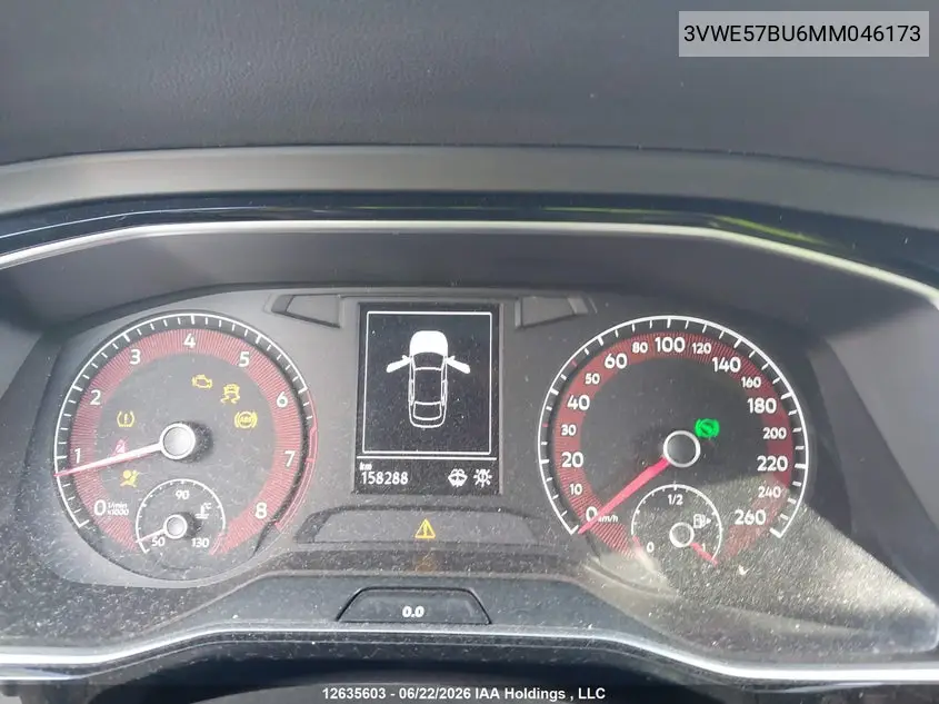 2021 VOLKSWAGEN JETTA VIN 3VWE57BU6MM046173 — фото 7