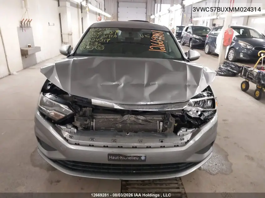 2021 VOLKSWAGEN JETTA VIN 3VWC57BUXMM024314 — фото 13