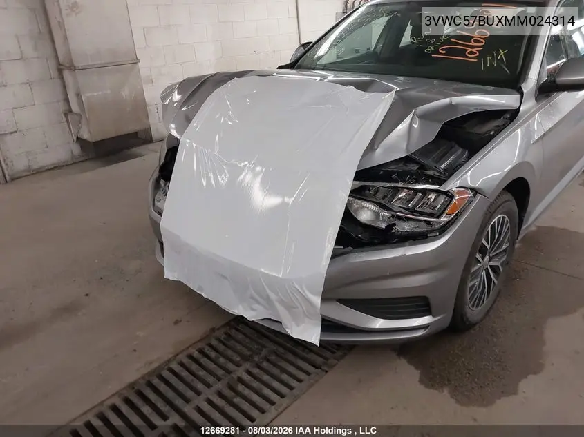 2021 VOLKSWAGEN JETTA VIN 3VWC57BUXMM024314 — фото 23
