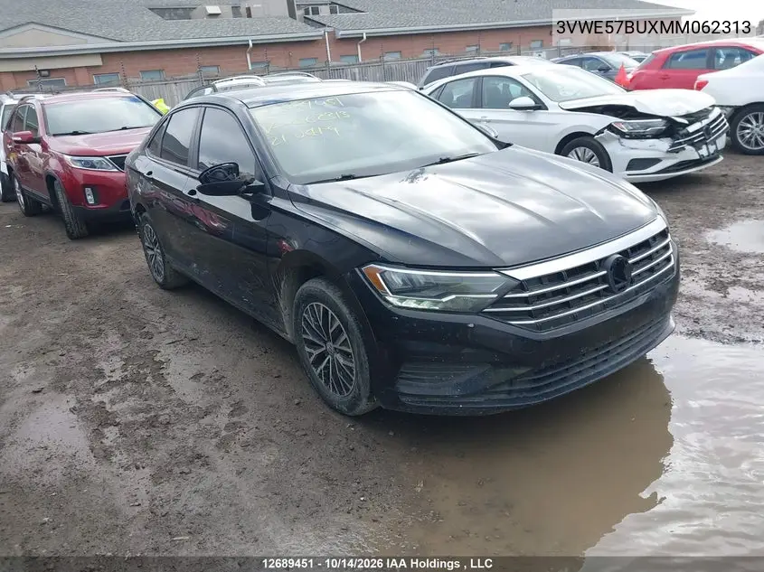 VOLKSWAGEN JETTA 2021, VIN 3VWE57BUXMM062313
