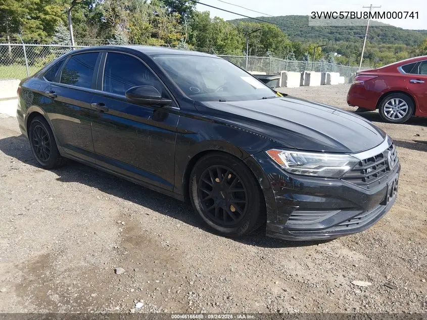 VOLKSWAGEN JETTA 2021, VIN 3VWC57BU8MM000741