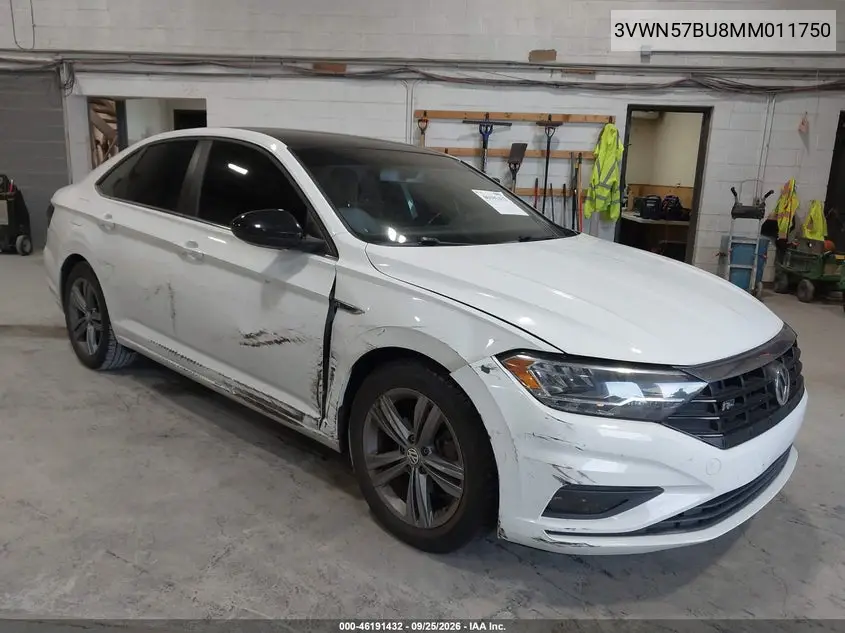 VOLKSWAGEN JETTA 2021, VIN 3VWN57BU8MM011750