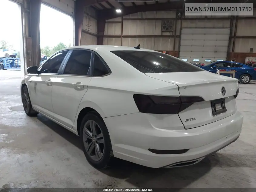 2021 VOLKSWAGEN JETTA VIN 3VWN57BU8MM011750 — фото 3