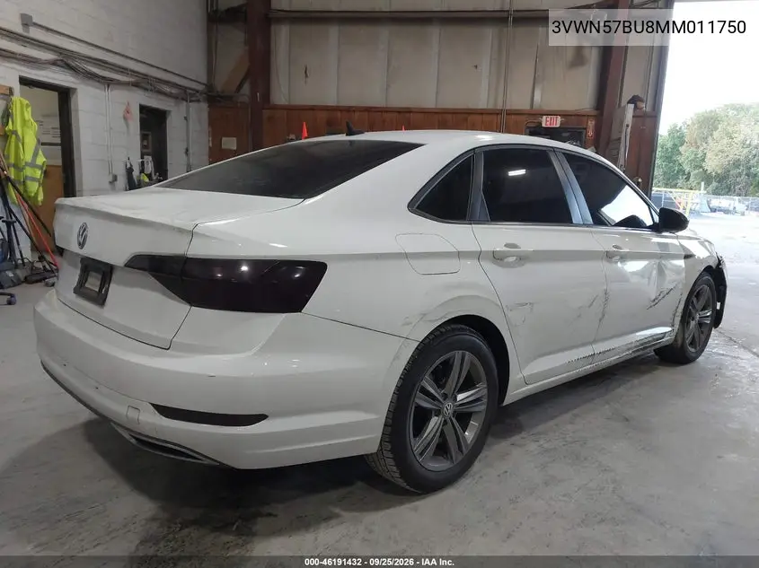 2021 VOLKSWAGEN JETTA VIN 3VWN57BU8MM011750 — фото 4