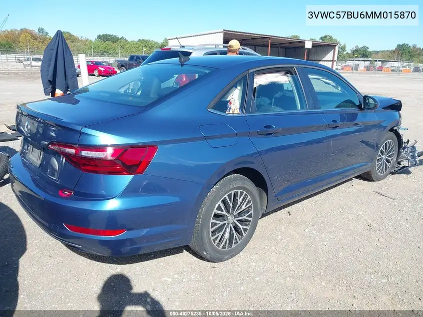 2021 VOLKSWAGEN JETTA VIN 3VWC57BU6MM015870 — фото 4