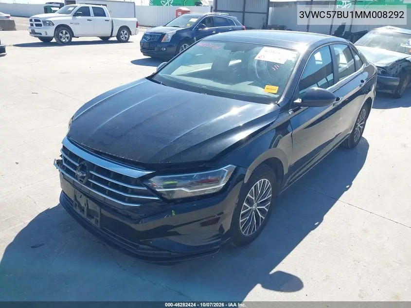 2021 VOLKSWAGEN JETTA VIN 3VWC57BU1MM008292 — фото 2