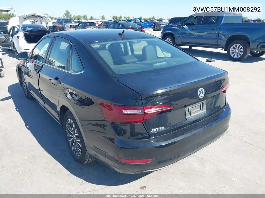 2021 VOLKSWAGEN JETTA VIN 3VWC57BU1MM008292 — фото 3