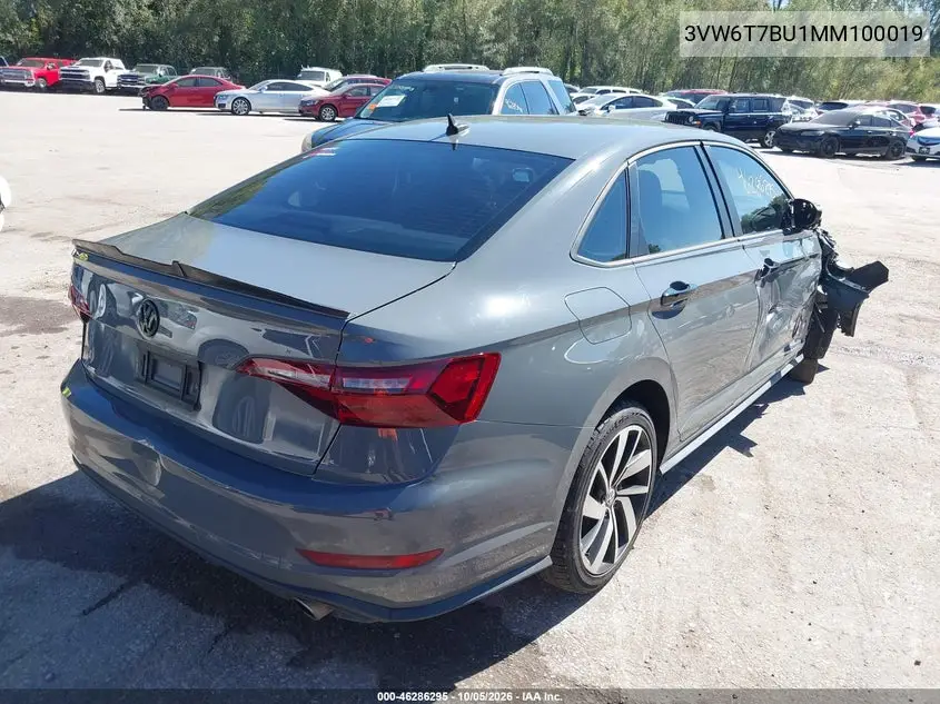 2021 VOLKSWAGEN JETTA VIN 3VW6T7BU1MM100019 — фото 4