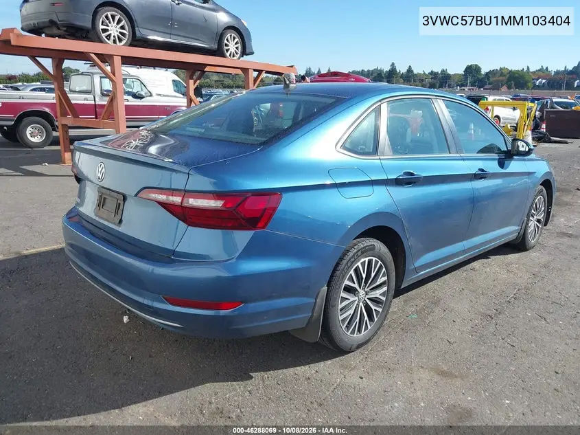 2021 VOLKSWAGEN JETTA VIN 3VWC57BU1MM103404 — фото 4
