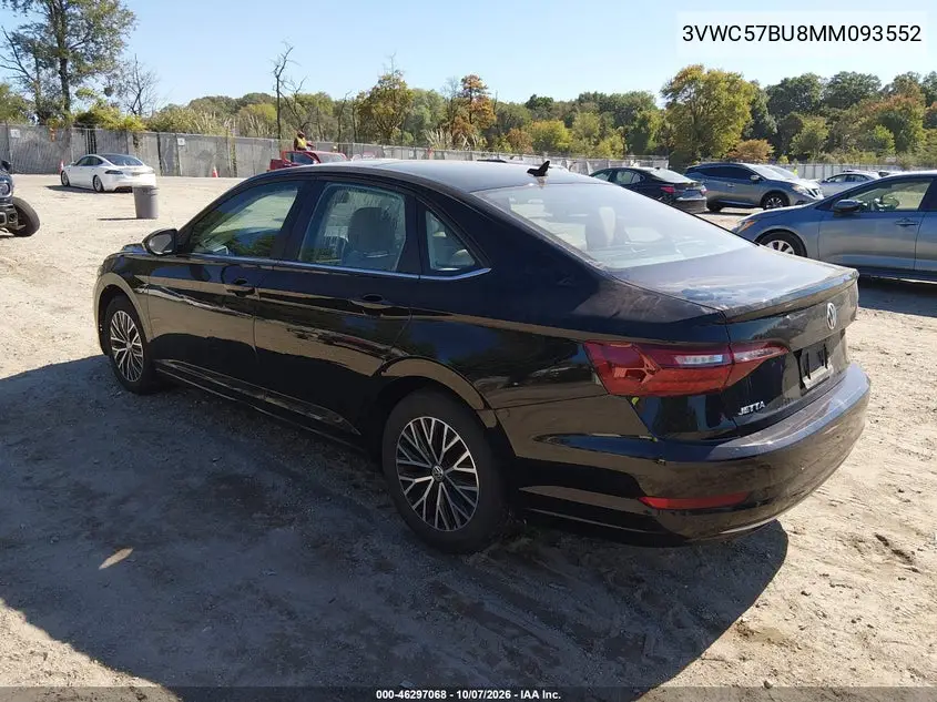 2021 VOLKSWAGEN JETTA VIN 3VWC57BU8MM093552 — фото 3