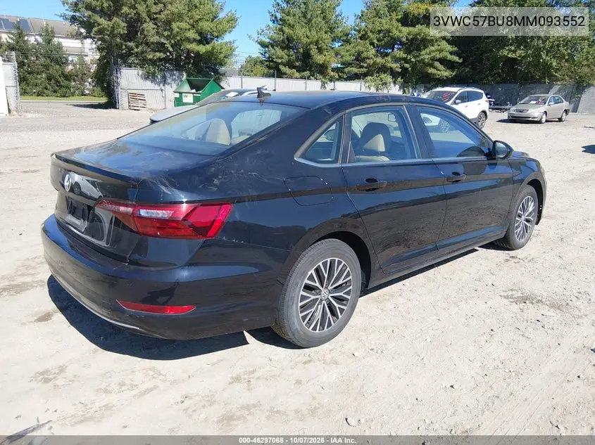 2021 VOLKSWAGEN JETTA VIN 3VWC57BU8MM093552 — фото 4