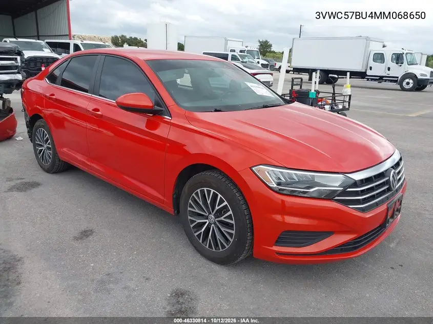 VOLKSWAGEN JETTA 2021, VIN 3VWC57BU4MM068650