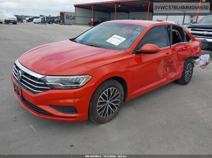 2021 VOLKSWAGEN JETTA VIN 3VWC57BU4MM068650 — фото 2