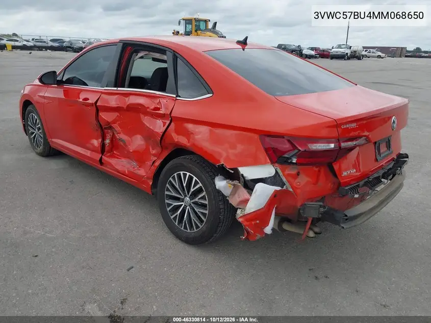 2021 VOLKSWAGEN JETTA VIN 3VWC57BU4MM068650 — фото 3