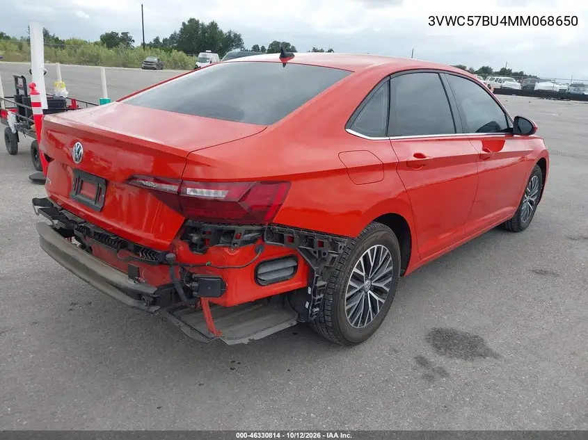2021 VOLKSWAGEN JETTA VIN 3VWC57BU4MM068650 — фото 4