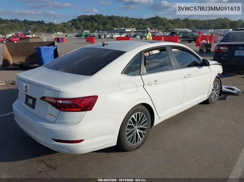 2021 VOLKSWAGEN JETTA VIN 3VWC57BU3MM091613 — фото 4