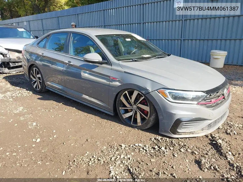 VOLKSWAGEN JETTA 2021, VIN 3VW5T7BU4MM061387