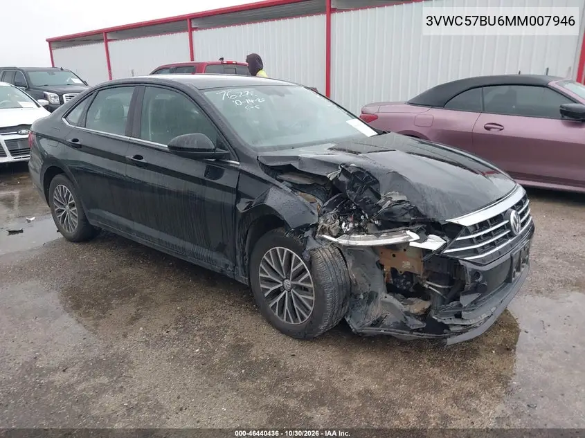VOLKSWAGEN JETTA 2021, VIN 3VWC57BU6MM007946