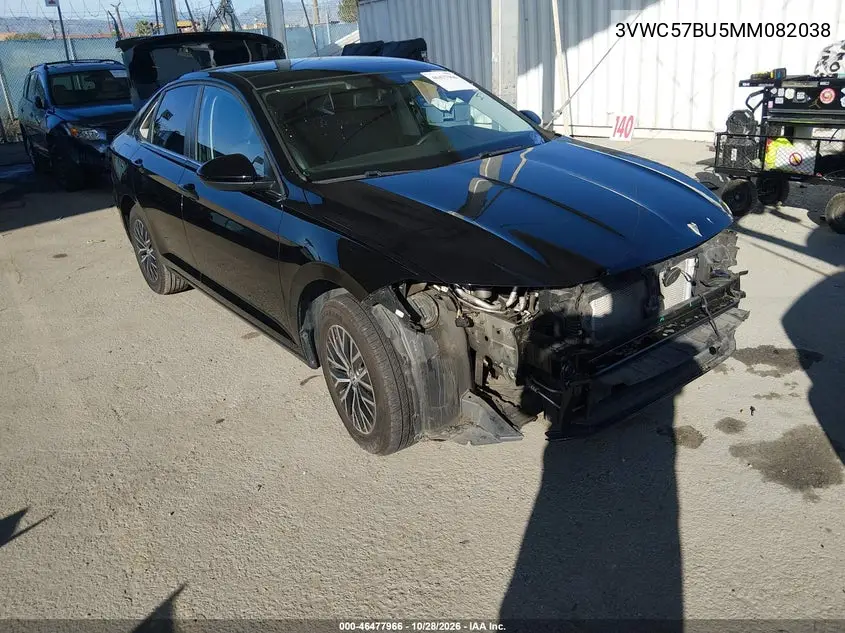 VOLKSWAGEN JETTA 2021, VIN 3VWC57BU5MM082038