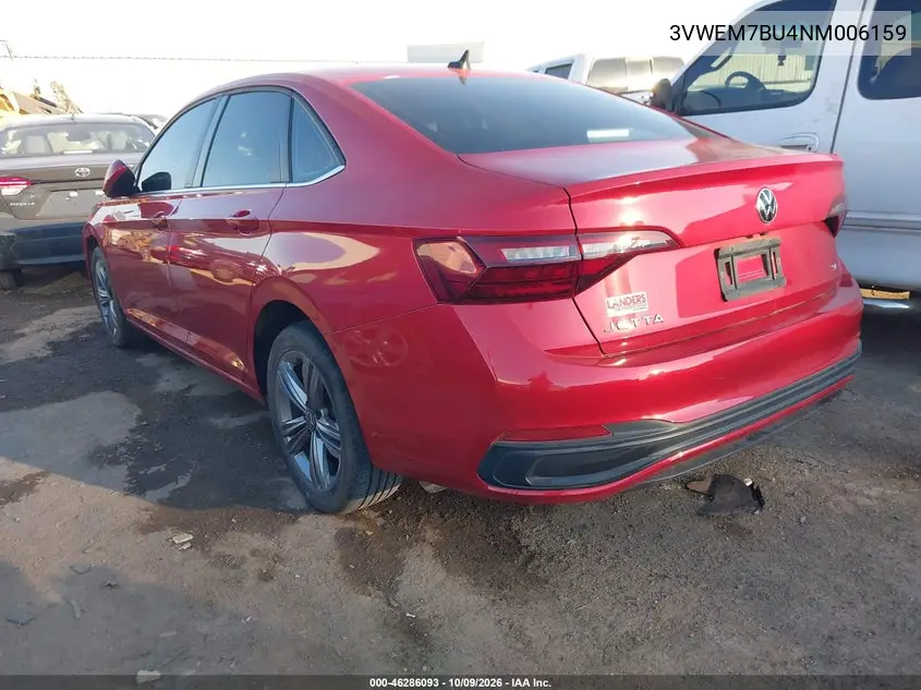 2022 VOLKSWAGEN JETTA VIN 3VWEM7BU4NM006159 — фото 3