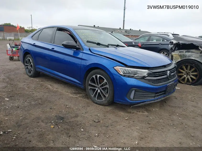 VOLKSWAGEN JETTA 2023, VIN 3VWSM7BU5PM019010
