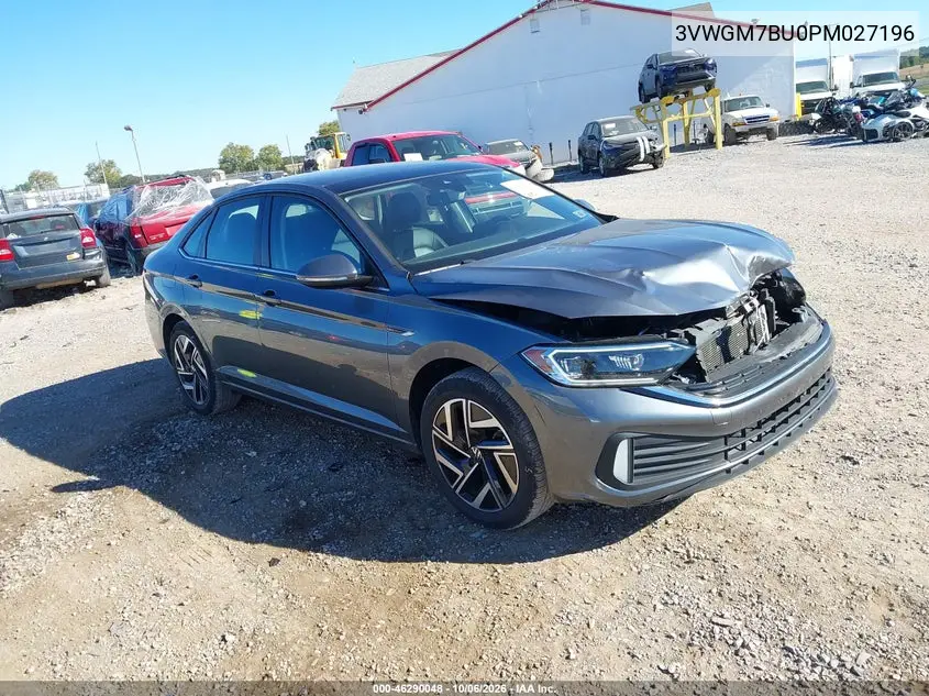 VOLKSWAGEN JETTA 2023, VIN 3VWGM7BU0PM027196
