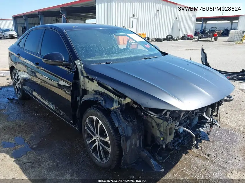 VOLKSWAGEN JETTA 2023, VIN 3VWBM7BU5PM028824
