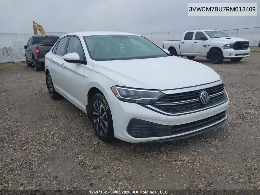 VOLKSWAGEN JETTA 2024, VIN 3VWCM7BU7RM013409