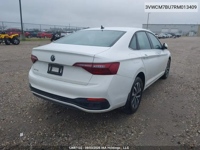 2024 VOLKSWAGEN JETTA VIN 3VWCM7BU7RM013409 — фото 4