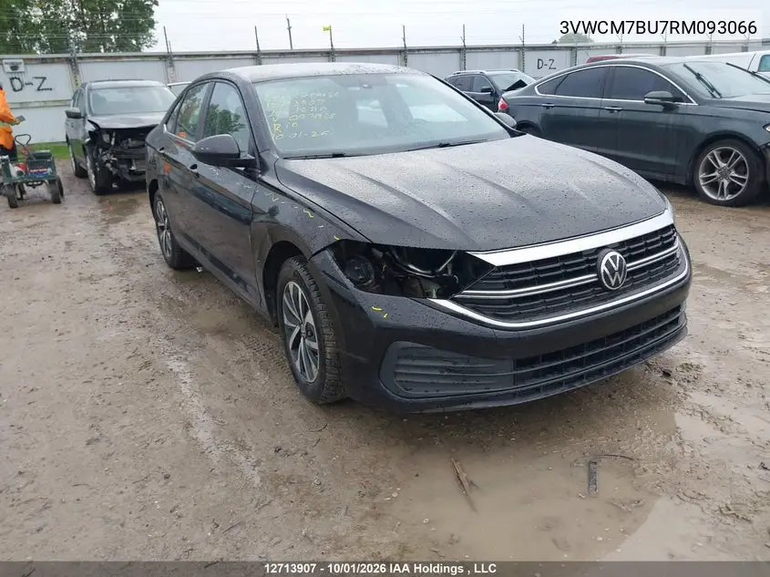 VOLKSWAGEN JETTA 2024, VIN 3VWCM7BU7RM093066