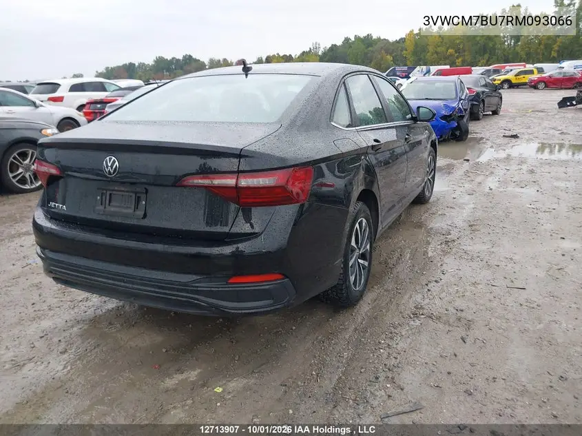 2024 VOLKSWAGEN JETTA VIN 3VWCM7BU7RM093066 — фото 4