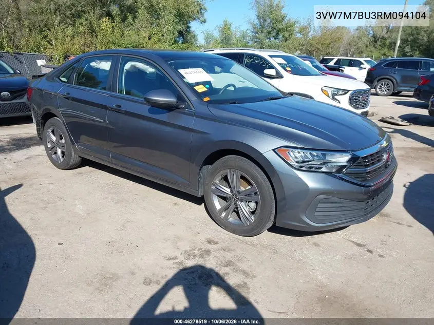 VOLKSWAGEN JETTA 2024, VIN 3VW7M7BU3RM094104