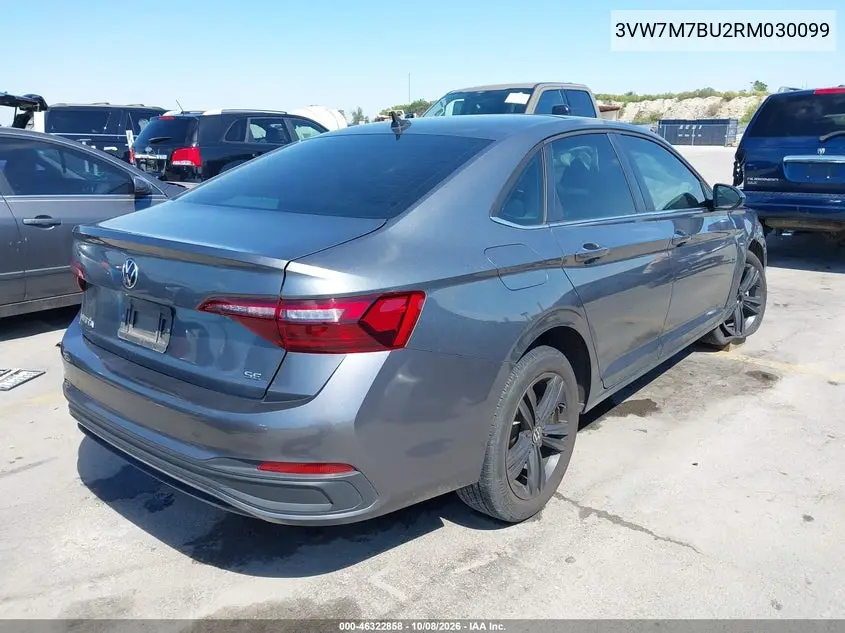 2024 VOLKSWAGEN JETTA VIN 3VW7M7BU2RM030099 — фото 4