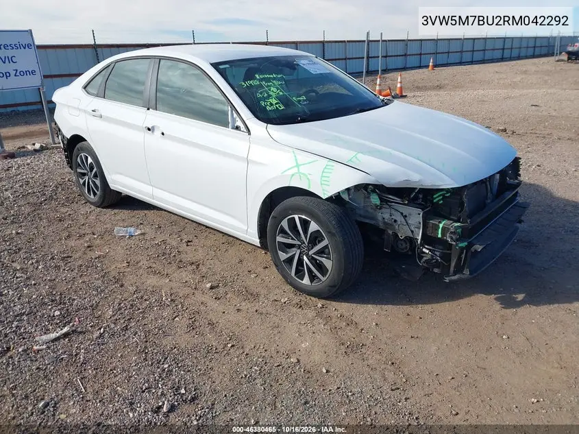VOLKSWAGEN JETTA 2024, VIN 3VW5M7BU2RM042292