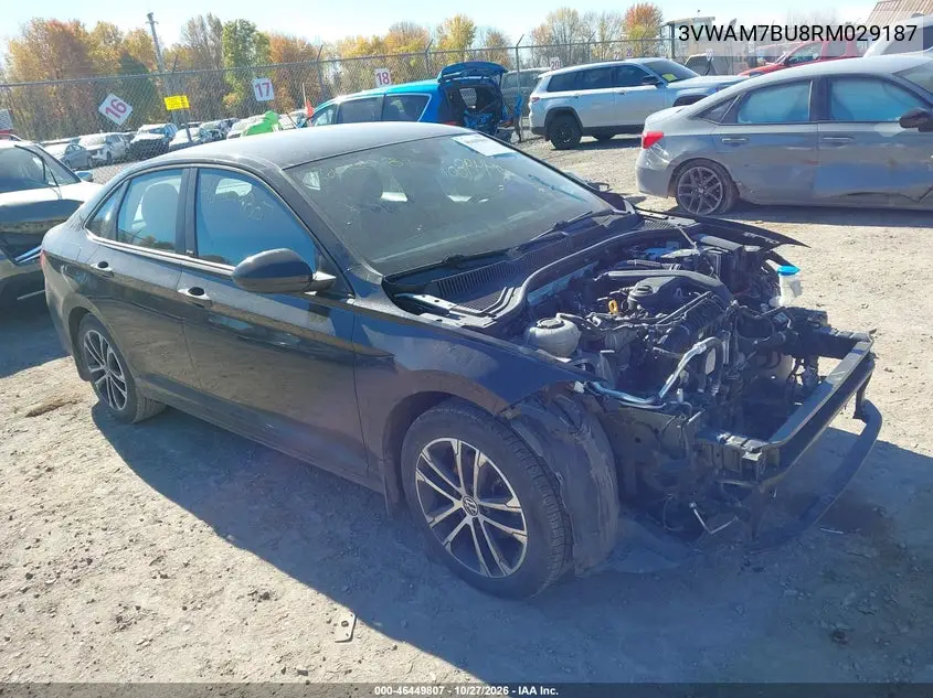 VOLKSWAGEN JETTA 2024, VIN 3VWAM7BU8RM029187