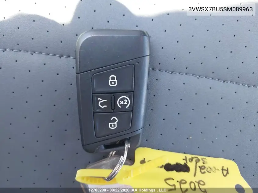 2025 VOLKSWAGEN JETTA VIN 3VWSX7BU5SM089963 — фото 10