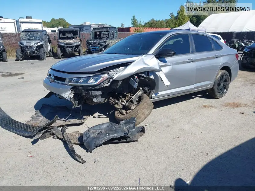 2025 VOLKSWAGEN JETTA VIN 3VWSX7BU5SM089963 — фото 2