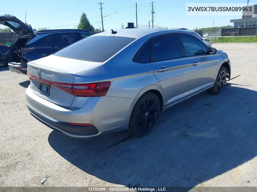 2025 VOLKSWAGEN JETTA VIN 3VWSX7BU5SM089963 — фото 4