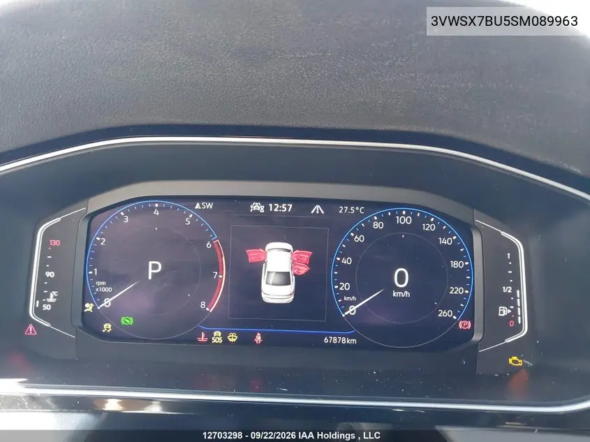 2025 VOLKSWAGEN JETTA VIN 3VWSX7BU5SM089963 — фото 7
