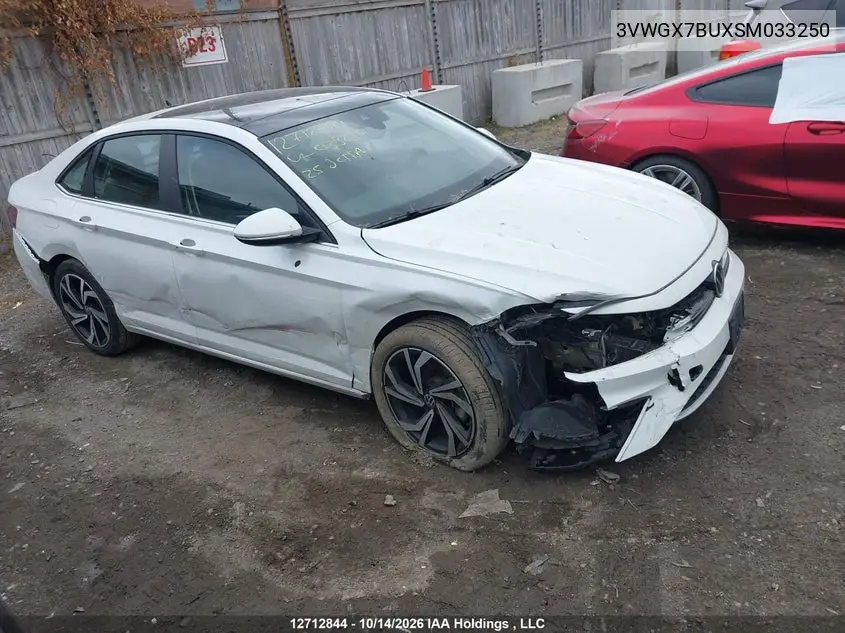 VOLKSWAGEN JETTA 2025, VIN 3VWGX7BUXSM033250
