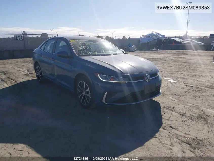VOLKSWAGEN JETTA 2025, VIN 3VWEX7BU2SM089853