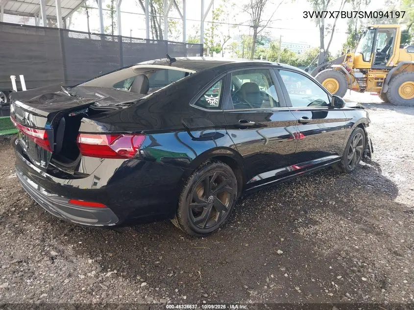 2025 VOLKSWAGEN JETTA VIN 3VW7X7BU7SM094197 — фото 4