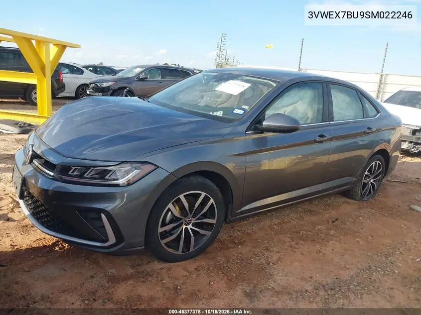 2025 VOLKSWAGEN JETTA VIN 3VWEX7BU9SM022246 — фото 2