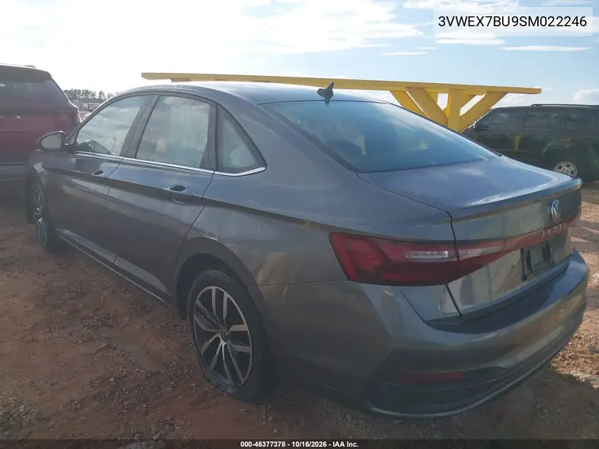 2025 VOLKSWAGEN JETTA VIN 3VWEX7BU9SM022246 — фото 3