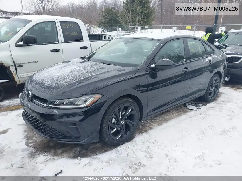 2026 VOLKSWAGEN JETTA VIN 3VWSW7BU7TM005226 — фото 2
