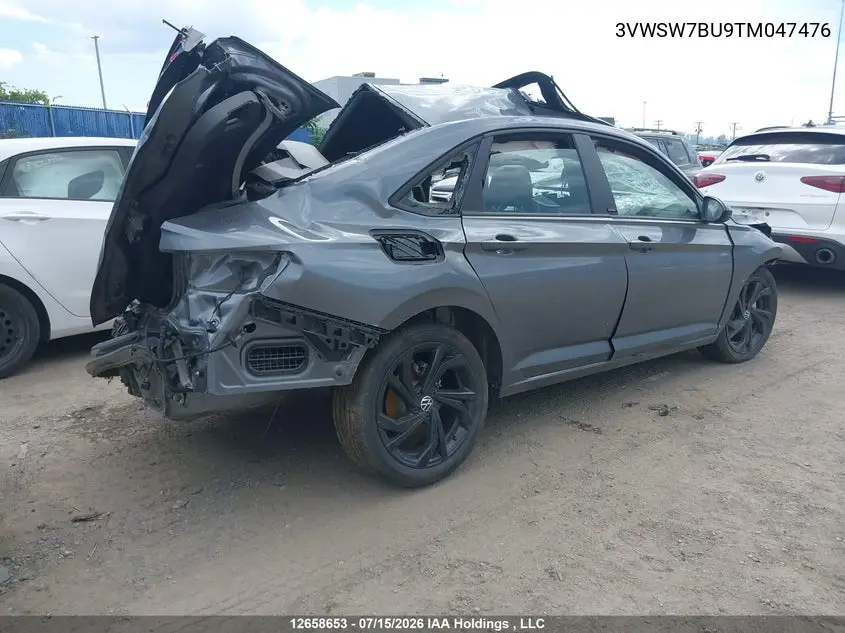 2026 VOLKSWAGEN JETTA VIN 3VWSW7BU9TM047476 — фото 4