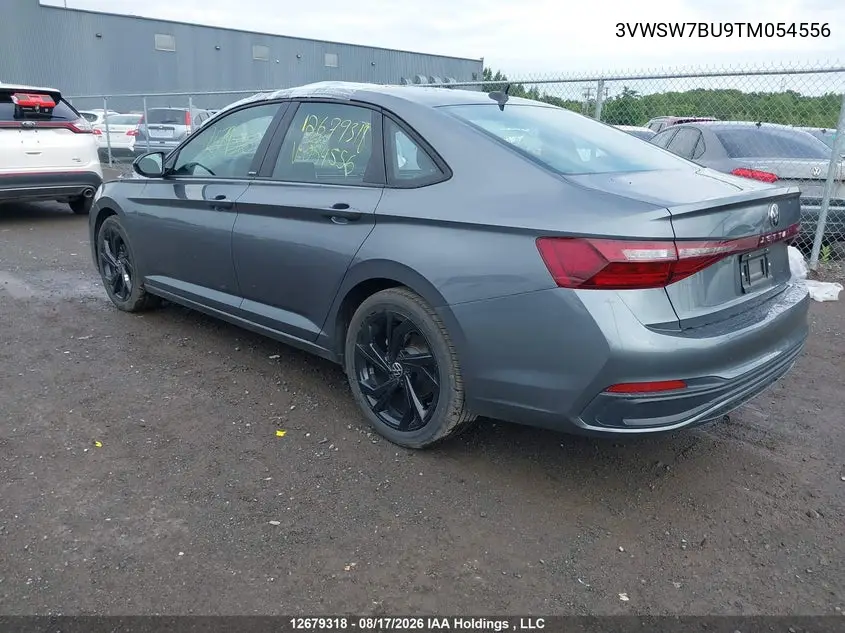 2026 VOLKSWAGEN JETTA VIN 3VWSW7BU9TM054556 — фото 3