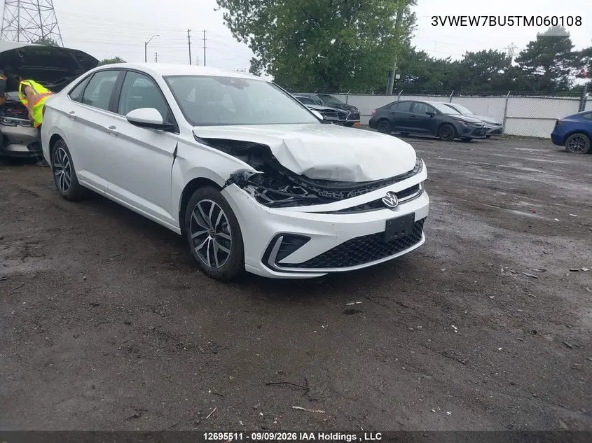 VOLKSWAGEN JETTA 2026, VIN 3VWEW7BU5TM060108