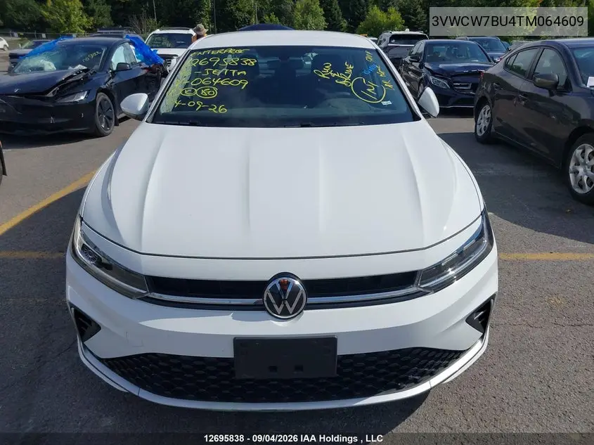 2026 VOLKSWAGEN JETTA VIN 3VWCW7BU4TM064609 — фото 13
